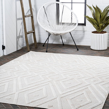 Balansat Moroccan Diamond Indoor/outdoor Area Rug